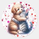 Recherche de chiot chaton autocollants Coeur
