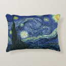 Recherche de nuit décoration coussins Van gogh