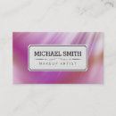 Recherche de maquilleuse cartes visite Abstrait