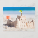 Recherche de château de sable cartes postales Été