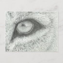 Recherche de un oeil cartes postales Noir et blanc