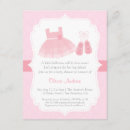 Recherche de ballet baby shower fille invitations Élégant