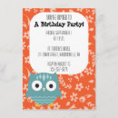 Recherche de partie hibou invitations Animaux mignons