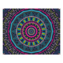 Recherche de mandala coloré posters Cercle