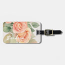 Recherche de coeur floral bagages étiquettes Rose