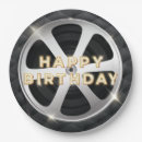 Recherche de jeux vidéo assiettes en papier Noir