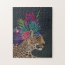 Recherche de portrait animal puzzles Jungle