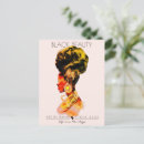 Recherche de reine noire cartes postales Aquarelle