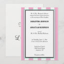 Recherche de rayures roses et blanches invitations Toute personne