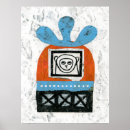 Recherche de singe noire art Blanc noir