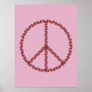 Recherche de signe de paix rose posters Fleurs