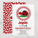 Recherche de pois rouge et blanc invitations Coccinelle