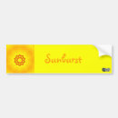 Recherche de soleil voiture autocollants Orange