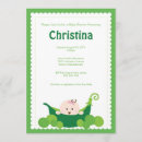 Recherche de bébé dans une cosse invitations Doux