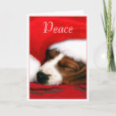 Recherche de noël beagle cartes postales Chiot