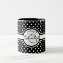 Recherche de pois noir et blanc tasses Toute personne