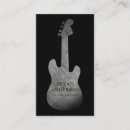 Recherche de guitare vintage cartes visite Professeur de guitare