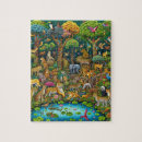 Recherche de animaux dans le sauvage puzzles Pour enfants