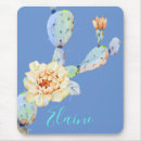 Recherche de fleur cactus tapis souris Aquarelle