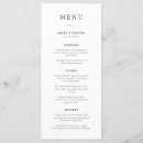 Recherche de noir et blanc mariage menus Rustique