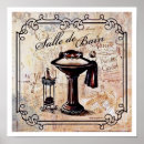 Recherche de lavabos posters Vintage