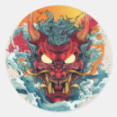 Recherche de masque japonais autocollants Hannya