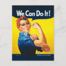 Recherche de nous pouvons le faire cartes postales Riveter