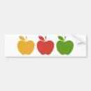 Recherche de pomme rouge voiture autocollants Professeur