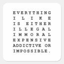 Recherche de impossible autocollants Amusant
