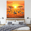 Recherche de savane africaine art Animaux sauvages