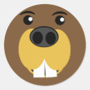 Recherche de castor mignon autocollants Animaux