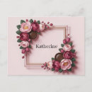 Recherche de cadre floral cartes postales Roses