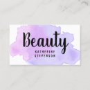 Recherche de couleur violette cartes visite Maquillage