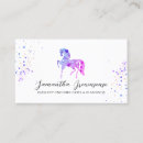 Recherche de licorne rose cartes visite Violet