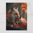 Recherche de renard orange cartes postales Forêt