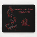 Recherche de dragons chinois tapis souris Imaginaire