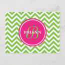 Recherche de chevron cartes postales Vert