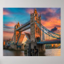 Recherche de pont tour londres posters Coucher de soleil