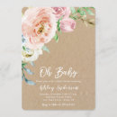 Recherche de kraft baby shower invitations Rustique