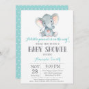 Recherche de éléphant baby shower invitations Mignonne
