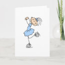 Recherche de patineur vœux cartes Patin de glace