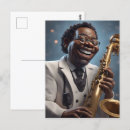 Recherche de piano jazz cartes postales Saxophone