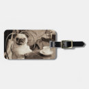 Recherche de voyage de chien bagages étiquettes Noir et blanc