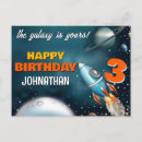 Recherche de space anniversaire cartes Fusée