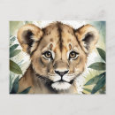 Recherche de lion mignon cartes postales Nature