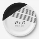 Recherche de géométrique assiettes en papier Typographie