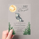 Recherche de loups invitations Aquarelle