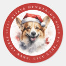 Recherche de vacances de chiot autocollants Noël