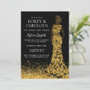 Recherche de robe noire invitations Doré