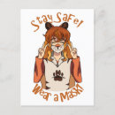 Recherche de chat original cartes postales Mignon